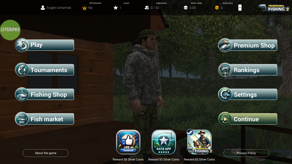 רҵ����2����MOD�˵���(Professional Fishing 2)v0.1.06.12.25p ���°�