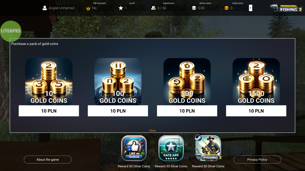 רҵ����2����MOD�˵���(Professional Fishing 2)v0.1.06.12.25p ���°�