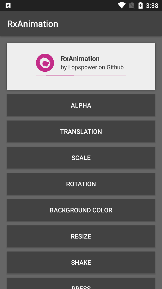 RxAnimation���°�v1.0 �ֻ���