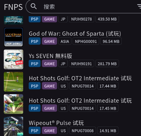 FNPS���̵�psv