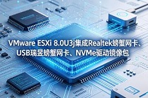 VMware ESXi 8.0U3j����Realtek֩�����ء�USB����