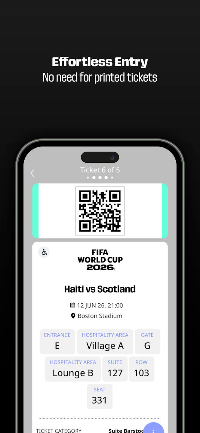 FWC2026 Mobile Tickets软件最新版v4.2621.1 手机版