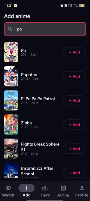 MangoList����׷�ٹ���