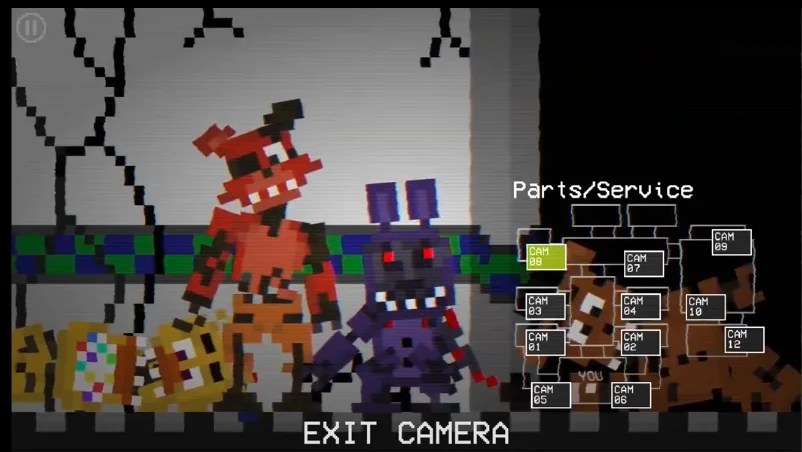 ����ܵ���ҹ��22D���ذ�ԭ��FNaF 2 2D Android Versionv1.2.8 �������ؿֲ�������Ϸ