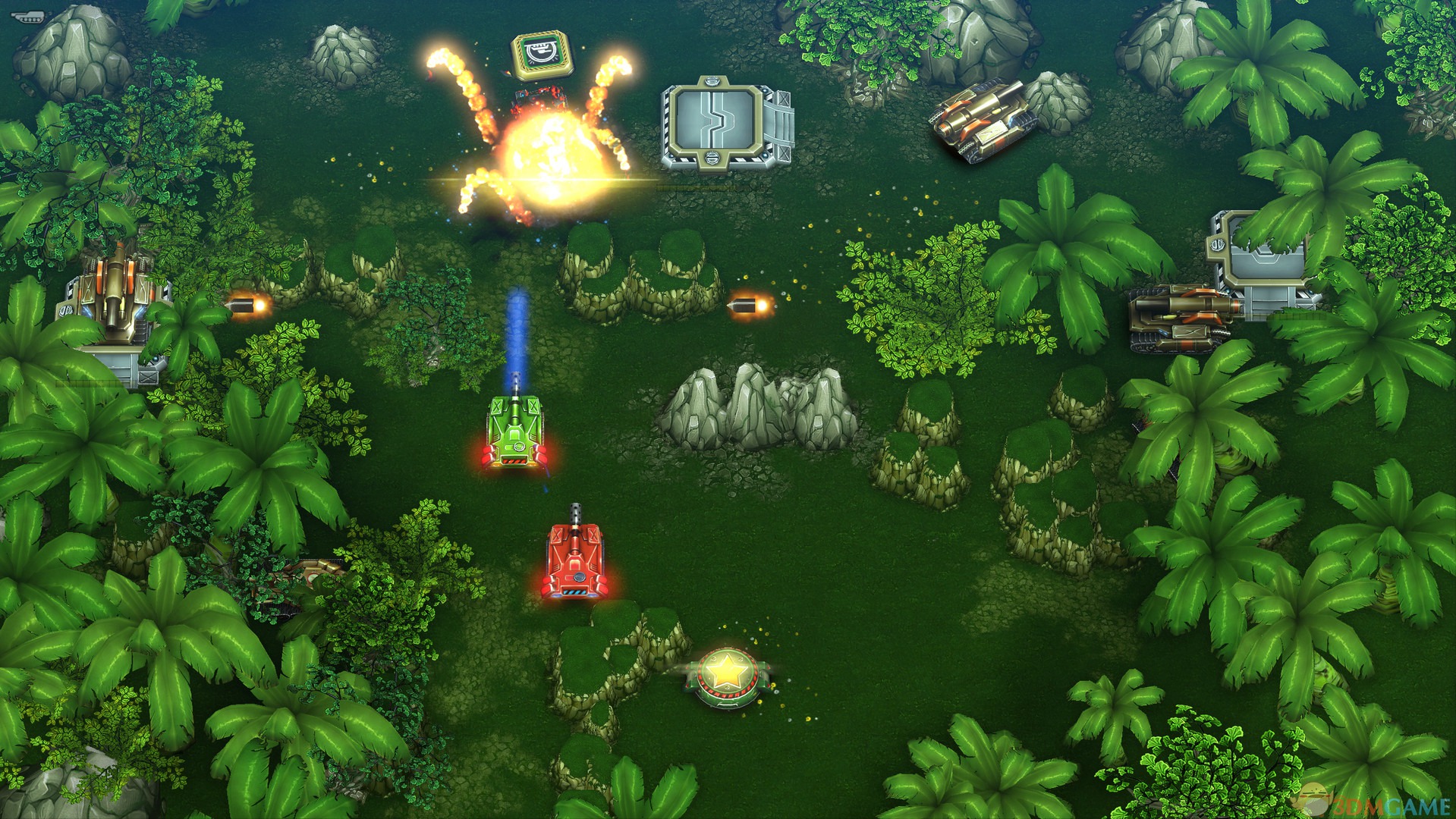 暴躁坦克Tank Brawl 游戏截图 坦克对战