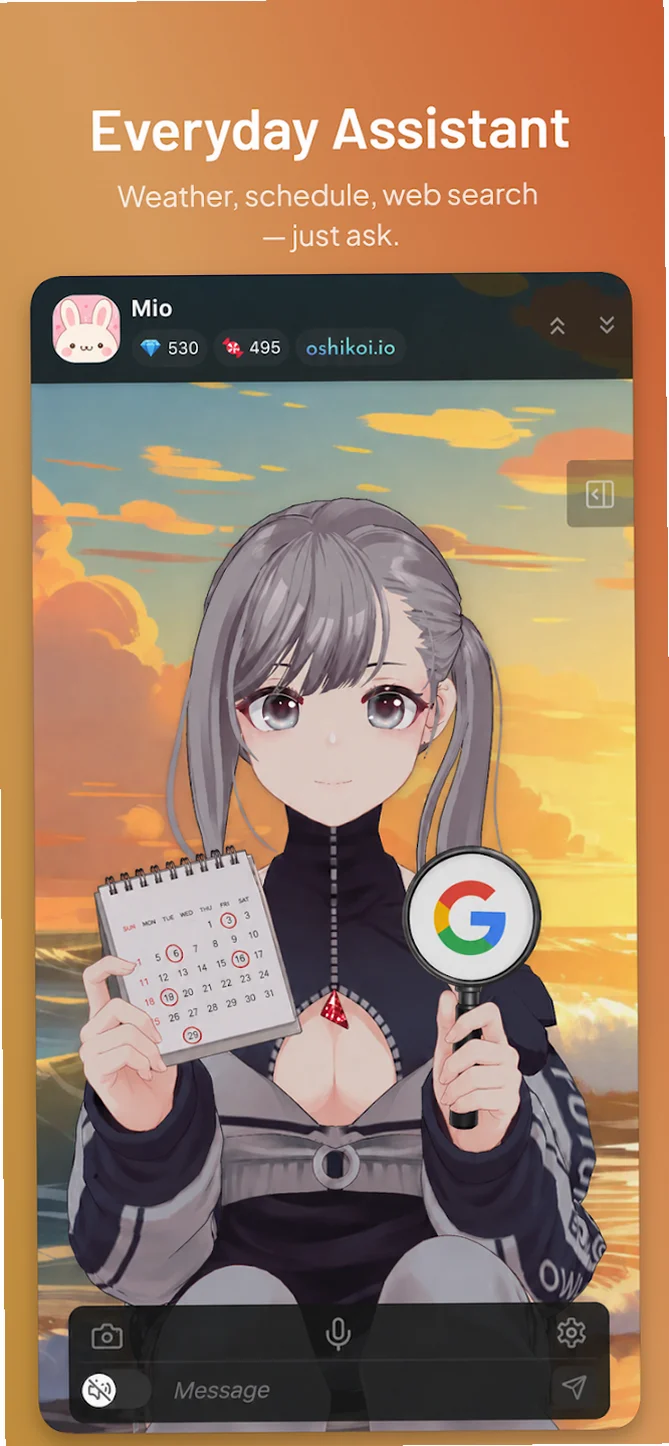 OshiKoi下载二次元互动社交软件v1.0.150 最新版