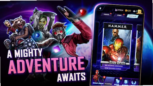 复仇者联盟2奥创时代手游最新版(MARVEL Puzzle Quest)v343719967 漫威英雄闯关游戏
