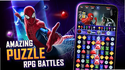 复仇者联盟2奥创时代手游最新版(MARVEL Puzzle Quest)v343719967 漫威英雄闯关游戏