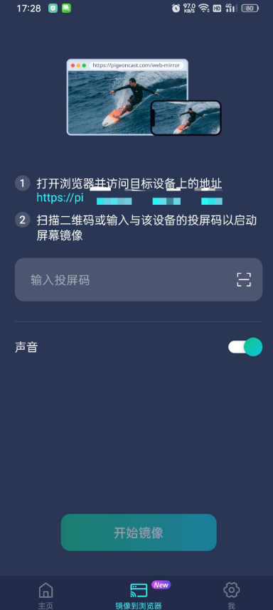 PigeonCast手机投屏到电视app PigeonCast手机投屏到电视app