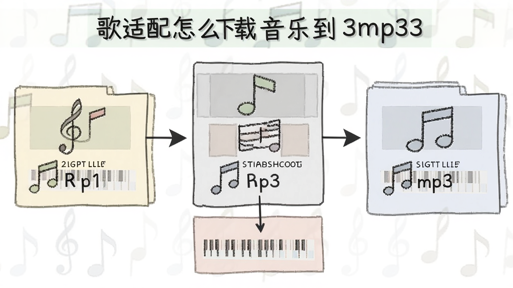 歌词适配怎么下载音乐到mp3 详细教程流程图解