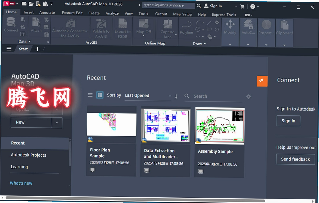 AutoCAD Map 3Dv2026.0.2 CAD融合GIS专业地理测绘制图工具