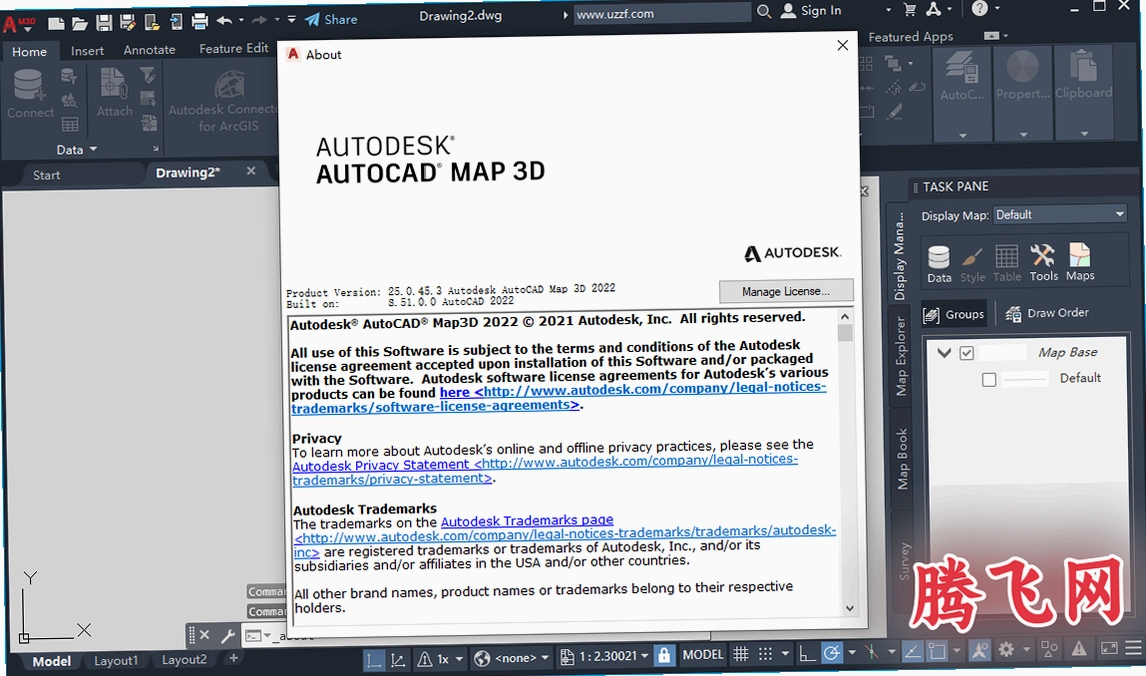AutoCAD Map 3D 2022v25.0.45.3 激活版
