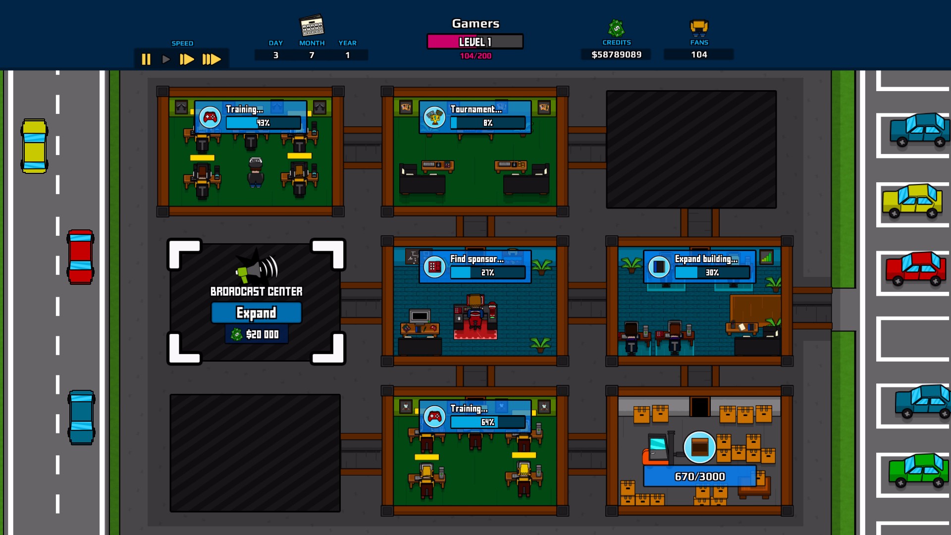 职业玩家大亨(Gamer Career Tycoon) 游戏截图 模拟经营