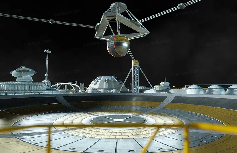 月球基地Moon base 游戏主界面截图