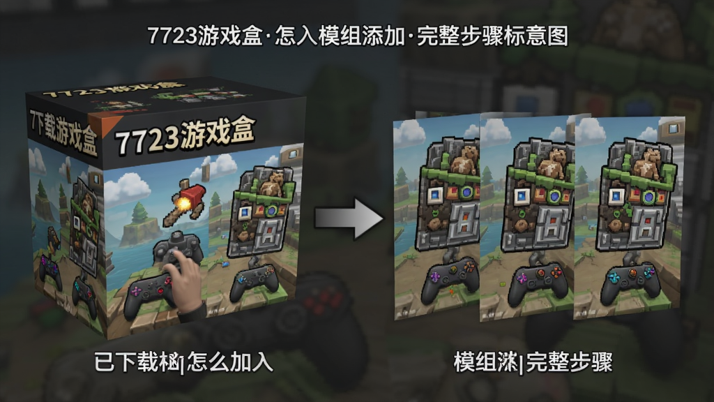 7723游戏盒怎么加入已下载模组 模组添加完整步骤示意图