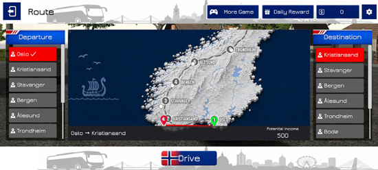 Ų����ʿģ������������(Norway Bus Simulator)