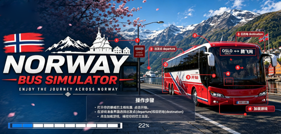 Ų����ʿģ������������(Norway Bus Simulator)