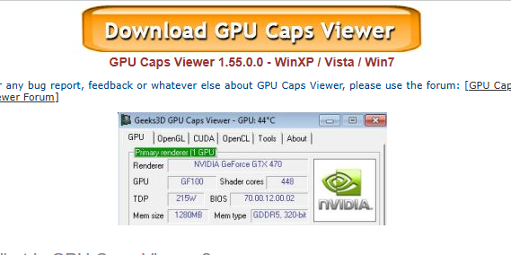 GPU Caps Viewer���԰�