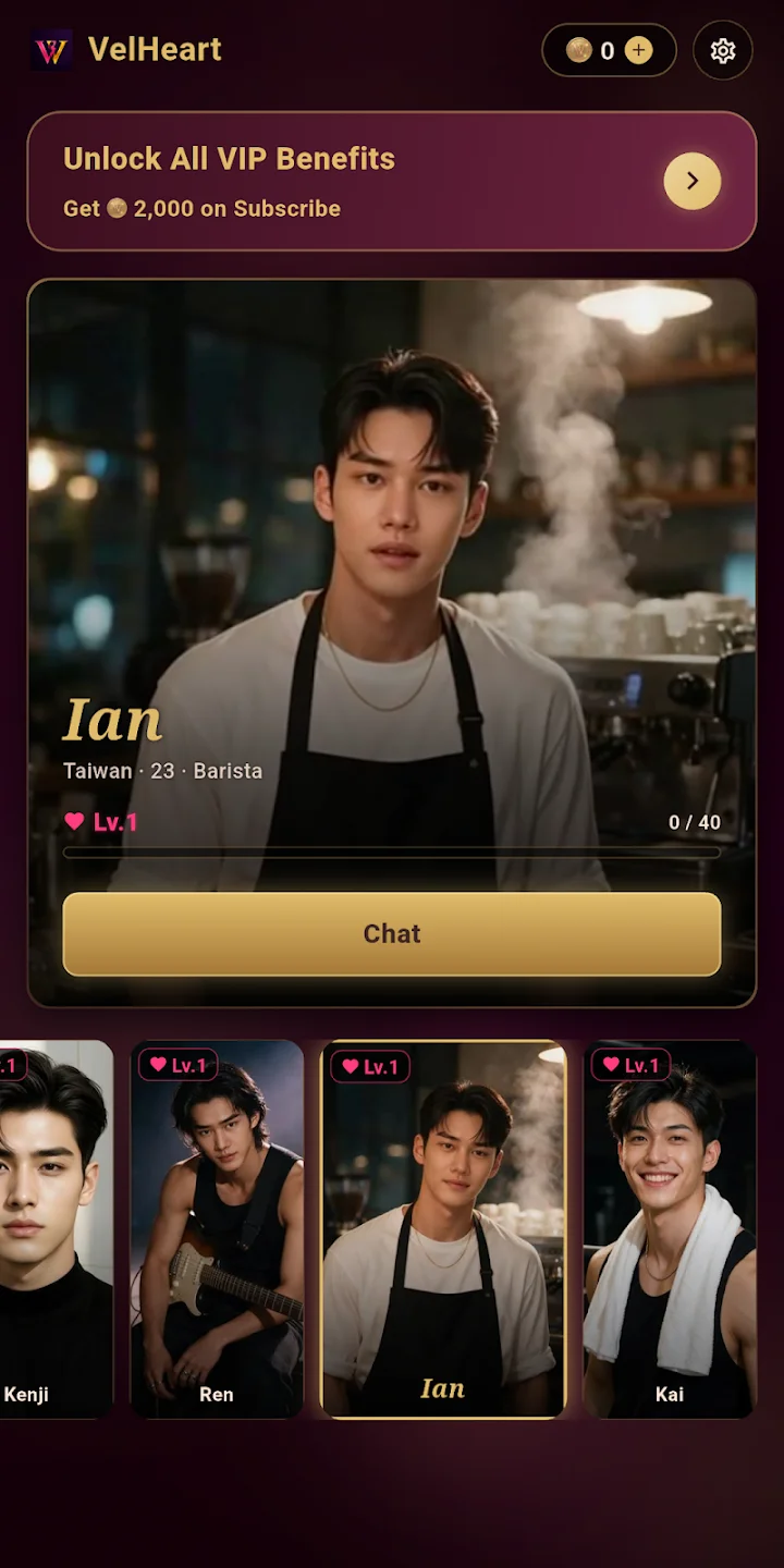 VelHeart˿������App�ٷ���v2.0.3 ����AI��ɫ�Ի�����