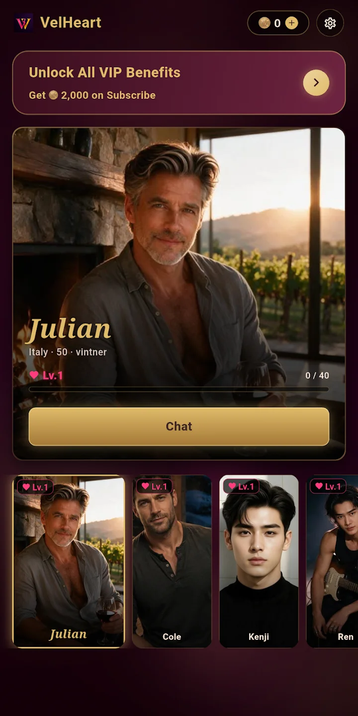 VelHeart˿������App�ٷ���v2.0.3 ����AI��ɫ�Ի�����