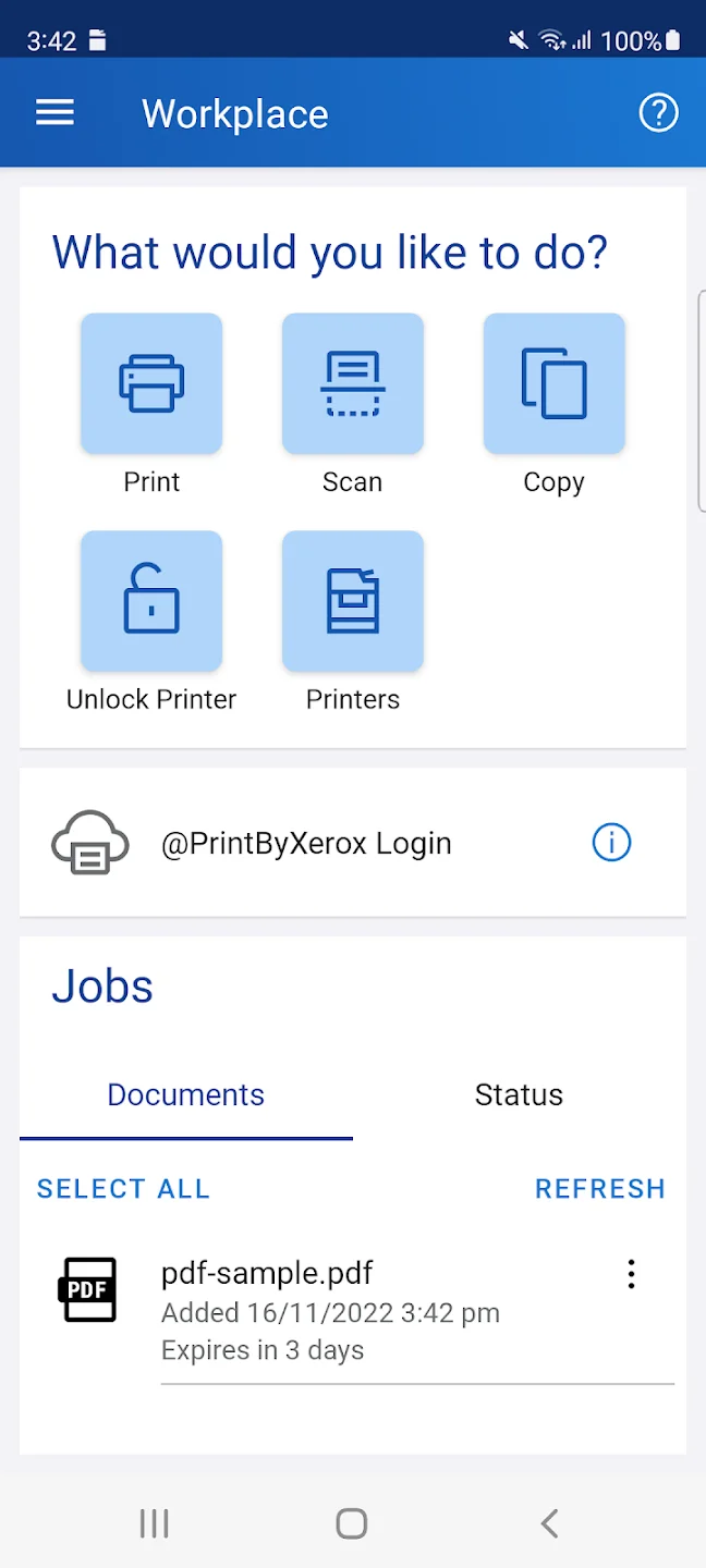 ʩ�ִ�ӡ��app���°�(Xerox Workplace)v6.02.03.16 �ֻ���