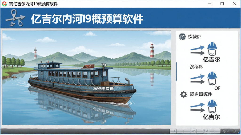 亿吉尔内河19概预算软件