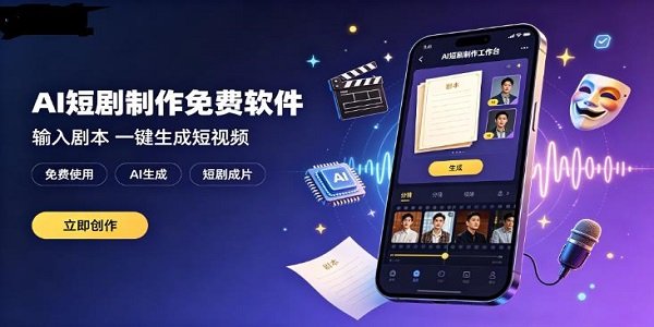 ai短剧制作免费软件