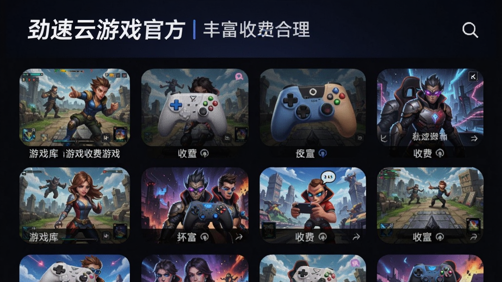 劲速云游戏app官方版游戏库丰富收费合理