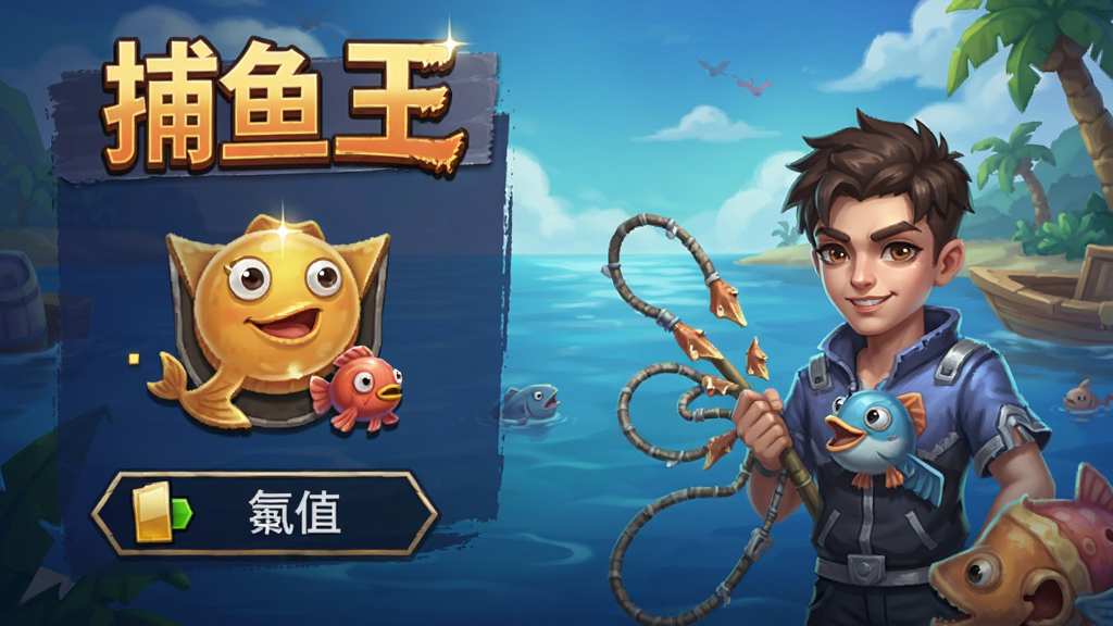 捕鱼游戏王最新版本 抽奖系统 体力值 零氪党体验