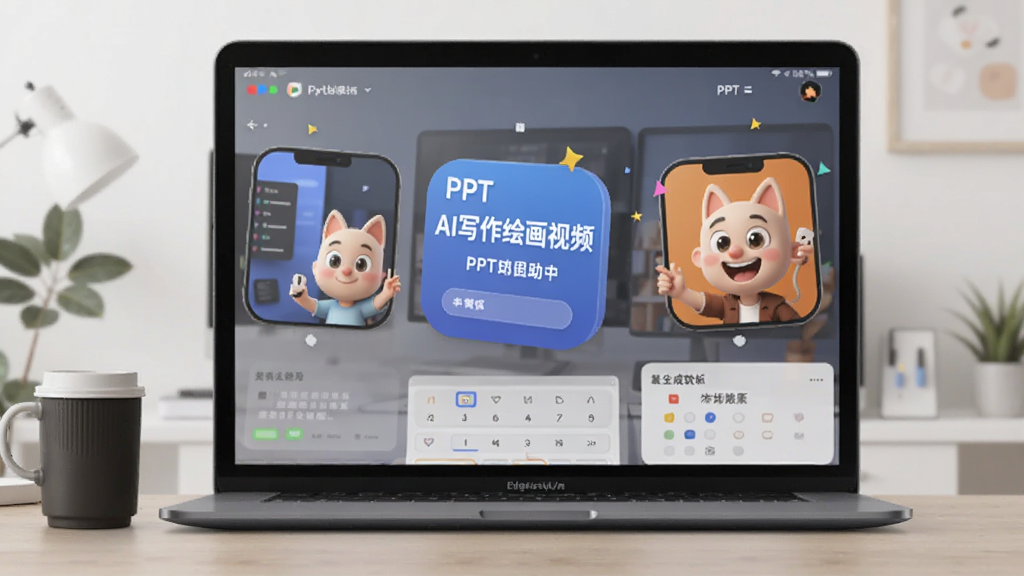 AIд���滭��ƵPPT����app PPTģ��һ������Ч��