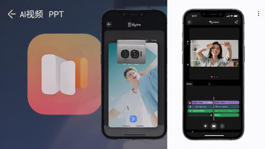 AIд���滭��ƵPPT����app ��Ƶģ��������ܽ�ͼ