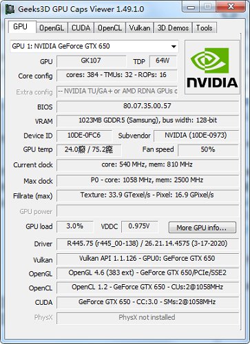 GPU Caps Viewer���԰�v1.45.1.0 �Կ���⹤��