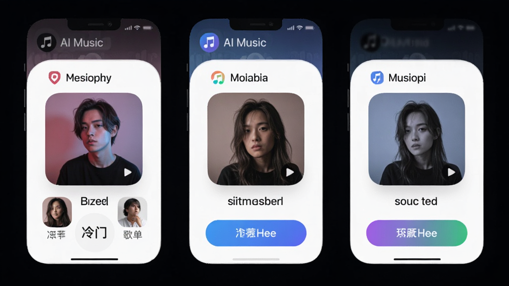AI Music�ۺ�����app ���Ƹ��� �Ƽ� ���� �赥 ����