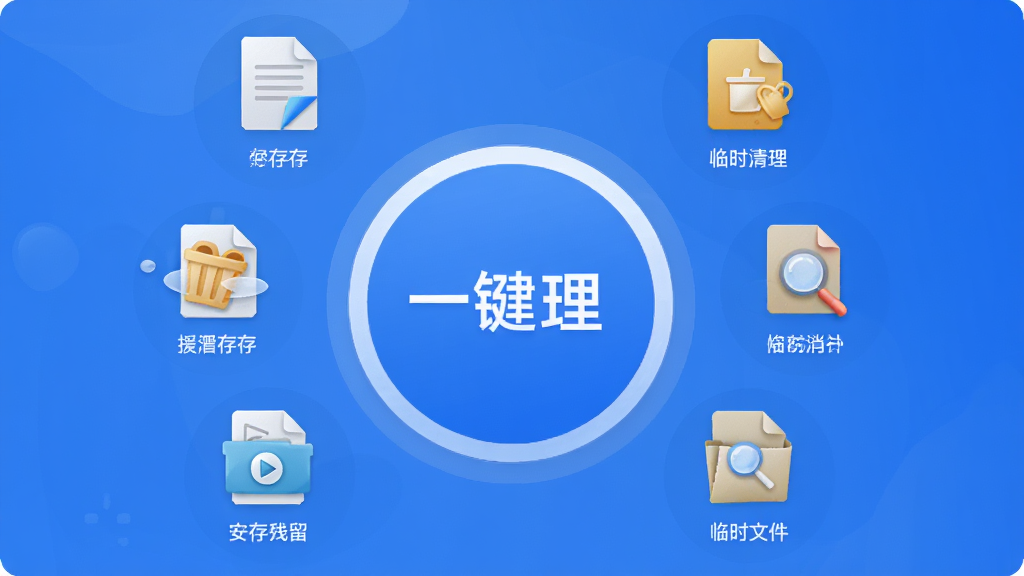 չʾС��Ӧ�������������ܽ��棬������һ������Բ��������ť����Χ�����Ÿ��������ļ�ͼ�꣬�绺�桢��������ʱ�ļ��ȣ�����Ϊ��ɫ���䣬��������ˣ����ʸɾ���ͻ����һ���������ĺ��Ĺ��ܡ�