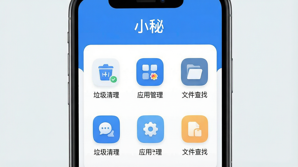 һ��չʾС��Ӧ��������ĸ����ͼ��������ɾ���������Ϊ��ɫ����������ʾ��С�ء��������·������š���������������Ӧ�ù����������ļ����ҡ���ͼ�꣬�������ִ���ƽ��ϸ��Բ�󣬻��ʸɾ��޶���Ԫ�ء�