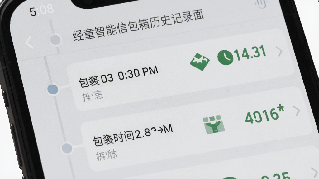 ��ͯ�����Ű�����ʷ��¼ҳ�棬�ֻ���Ļ��ʾʱ������ʽ�ļ�¼�б�������������š�ʱ�䡢״̬ͼ�꣬����Ϊǳ��ɫ���������࣬��Ϣ�׶������ʸɾ����޶���Ԫ��