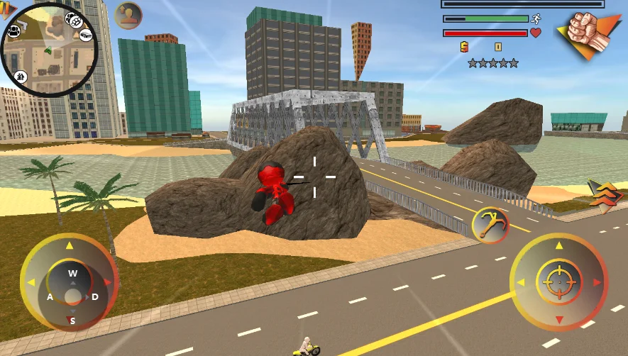 ���������Ӣ��Զ�Ű�StickmanRopeHerov1.1 ����汾