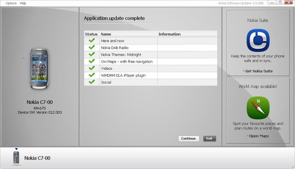 ŵ����������������Nokia Software Updater��pc��v3.0.655.0 �̼���������