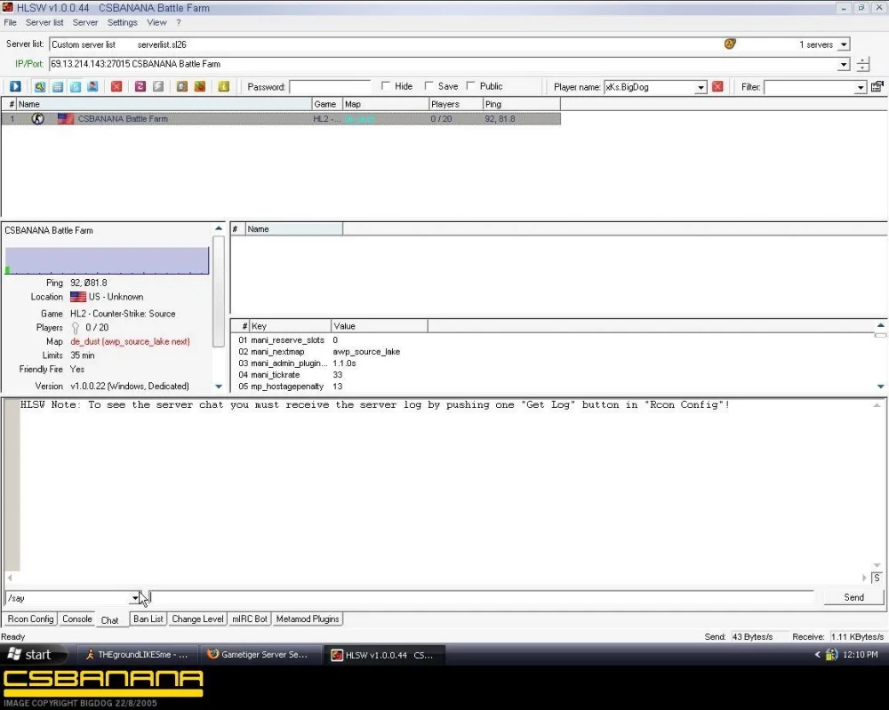Half-Life Server Watchv1.0.0 ��������������