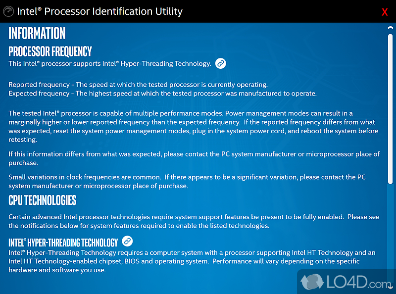 Intel Processor IdentificationIntel������ʶ�𹤾�v1.0.0.2026 �ٷ���