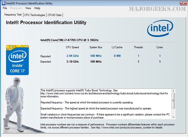Intel Processor IdentificationIntel������ʶ�𹤾�v1.0.0.2026 �ٷ���