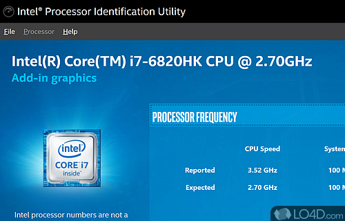 Intel Processor IdentificationIntel������ʶ�𹤾�v1.0.0.2026 �ٷ���