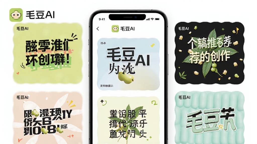 һ�š�ë��AI�����Ի��Ƽ��봴������չʾͼ���������ֻ�����չʾ��ͬ�����İ���Ƭ������Ϊ����״���Ű�ʱ�У������ã�ϸ�ڰ�����ë��AI���ı�ʶ�Ͷ������ı����ݣ������������޶���Ԫ�ء�