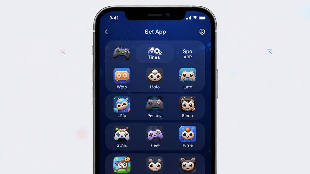 �κ�APP�������ͼ���չʾ���ֻ���Ļ������ʾ��Ϸ�����б�������Ϊ����ɫ�Ƽ��н��䣬ͼ���������룬���������ִ���ϸ��Բ�󣬻��ʸɾ��޶���Ԫ�ء�