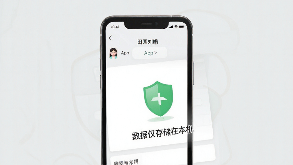 一张手机隐私保护示意图,手机屏幕中显示