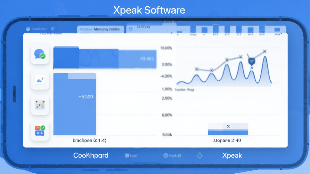һ��չʾXpeak�������ֻ���̨����ʱ���ڴ�ռ�öԱ�ͼ���������������������ռ���ڴ�ϴ��ұ���Xpeak��ռ���ڴ��С������������ͼ��������࣬������ɫ����ƽ����ƣ����ʸɾ����޶���Ԫ��