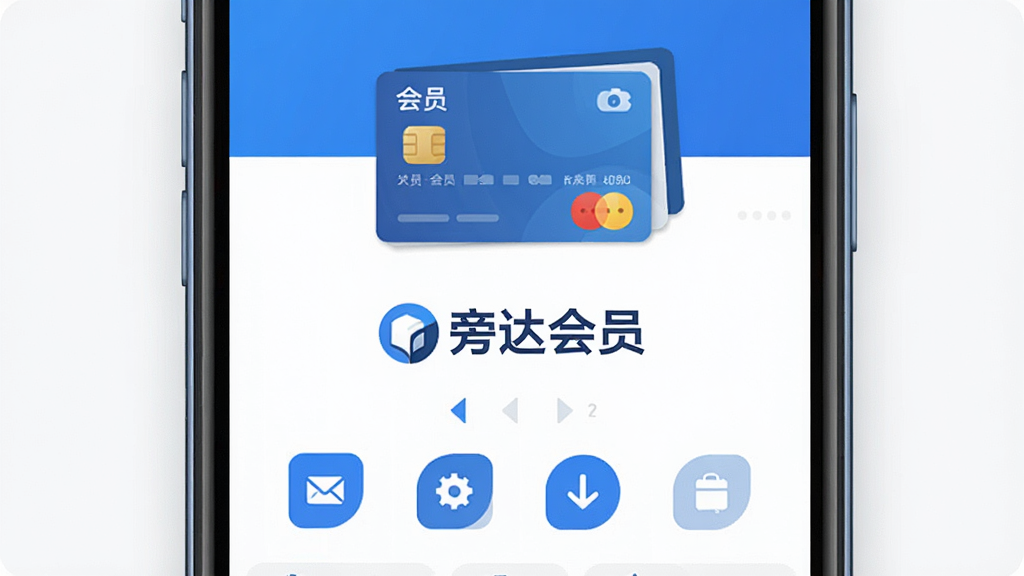 һ��չʾ�ֻ���Ļ��ͼƬ����Ļ������ʾ���Դ��Ա����Logo�������棬���沼�ּ��������������Ϊ��ɫ���������ɾ����Ϸ��л�Ա����ʽ��ͼ�Σ��·��й���ͼ�����У��������ִ���ƽ�����ʸɾ��޶���Ԫ��