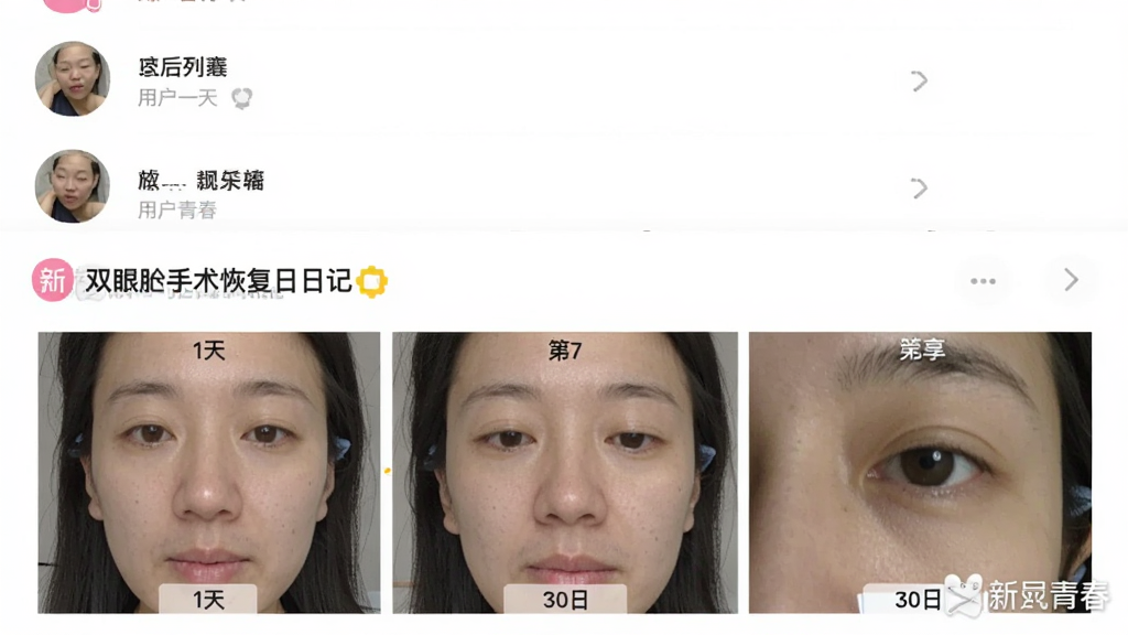 �ֻ�Ӧ�ý����ͼƴ�ӣ��Ϸ����û��б����·���ĳλ�û�������˫��Ƥ�����ָ��ռǣ����������1�졢��7�졢��30������������նԱȣ���Ƭ������������Ȼ�������С������ഺ����ˮӡ���Ű����࣬���ʸɾ���
