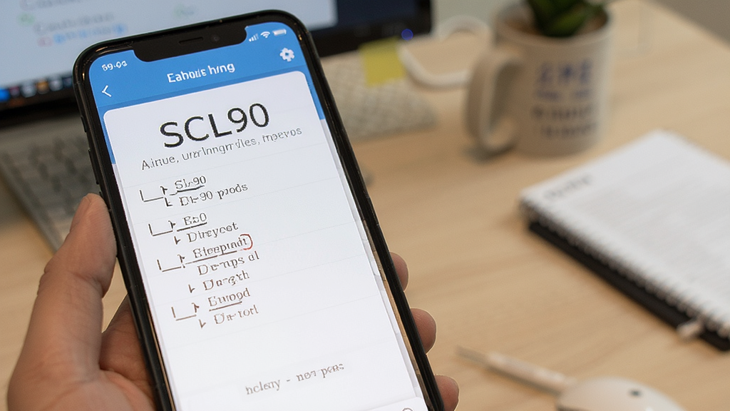 SCL90症状自评量表app 手机端使用教程 心理测评步骤