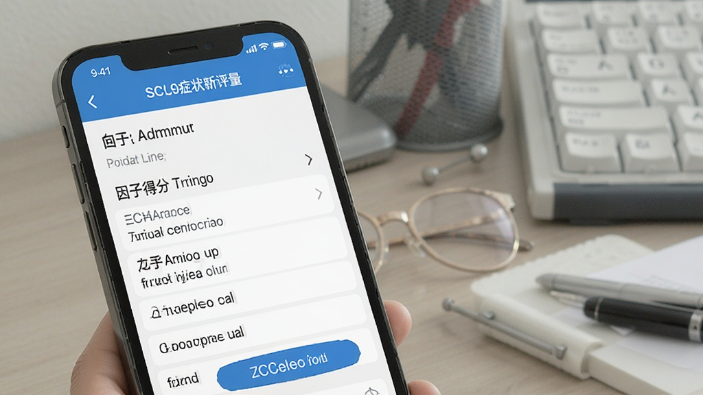 SCL90症状自评量表app 查看报告 因子得分 结果解读